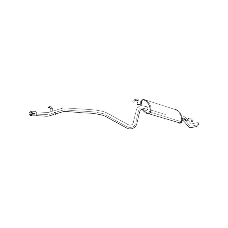 Silencieux arrière BOSAL
