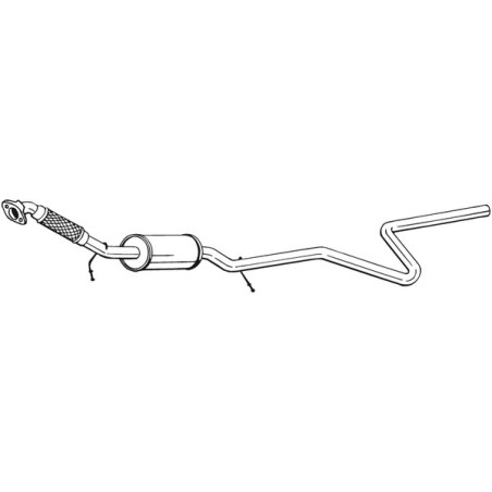 Silencieux intermédiaire BOSAL