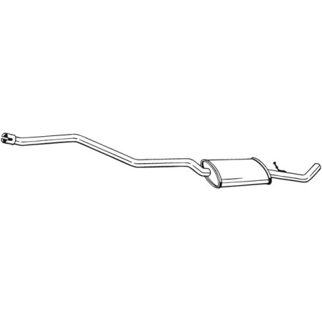 Silencieux intermédiaire BOSAL