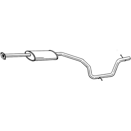 Silencieux intermédiaire BOSAL