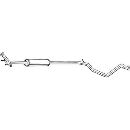 Silencieux intermédiaire BOSAL
