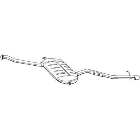 Silencieux intermédiaire BOSAL