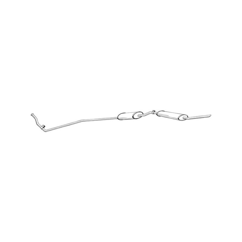 Silencieux intermédiaire BOSAL