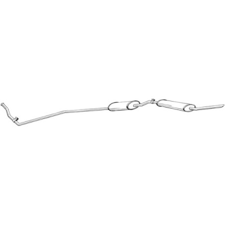 Silencieux intermédiaire BOSAL