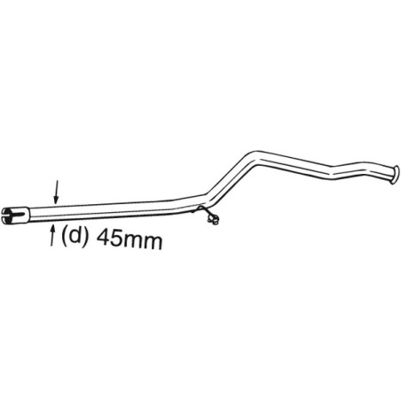 Tube de réparation (catalyseur) BOSAL