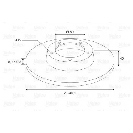 Disque de frein à l'unité...