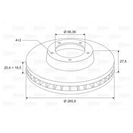 Disque de frein à l'unité...