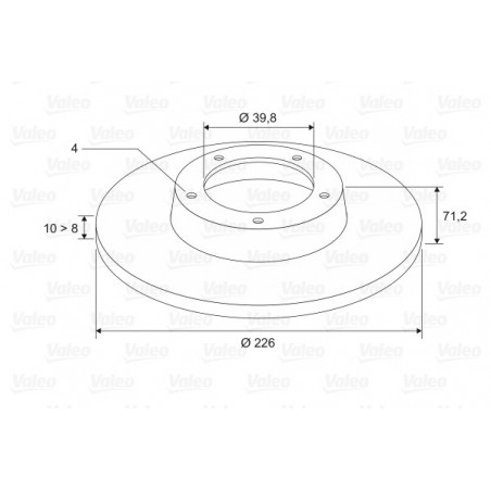 Disque de frein à l'unité...