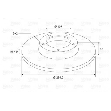Disque de frein à l'unité...