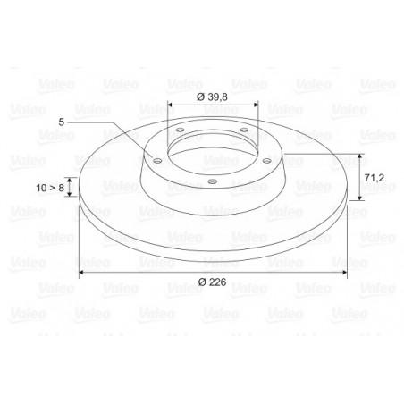 Disque de frein à l'unité...