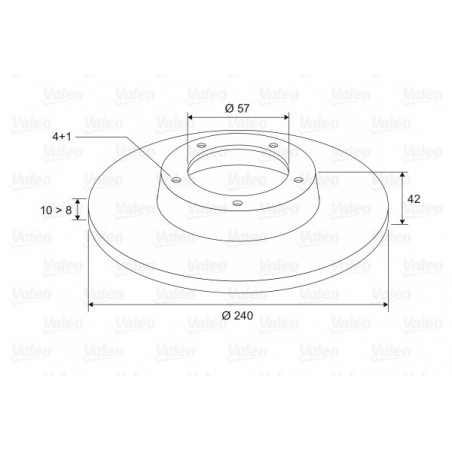 Disque de frein à l'unité...