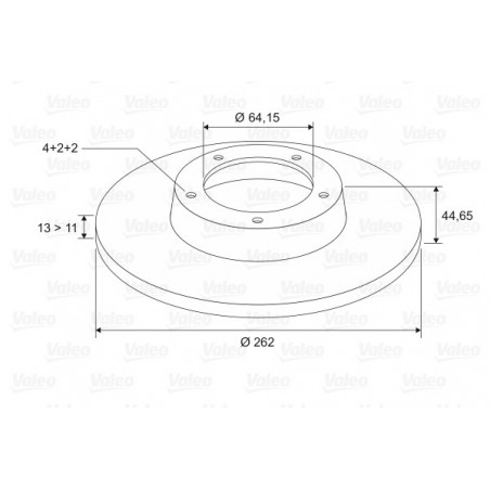 Disque de frein à l'unité...