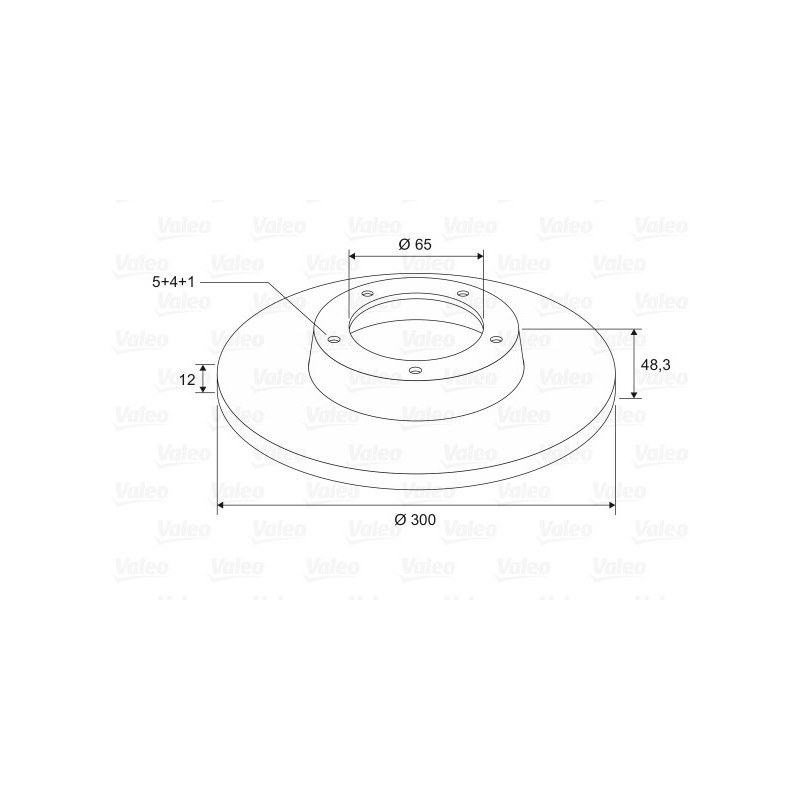 Disque de frein à l'unité VALEO