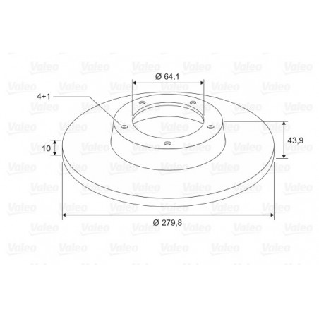 Disque de frein à l'unité...