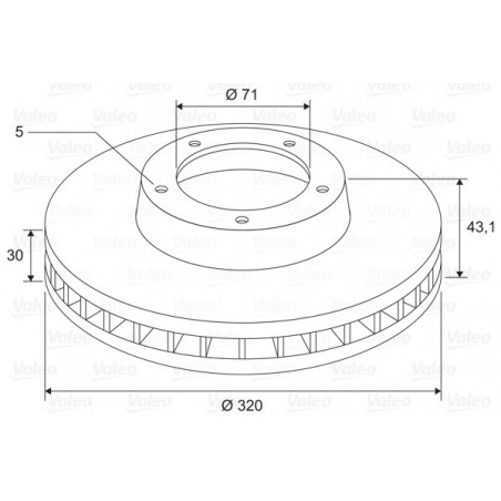 Disque de frein à l'unité...