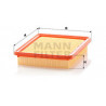 Filtre à air MANN-FILTER