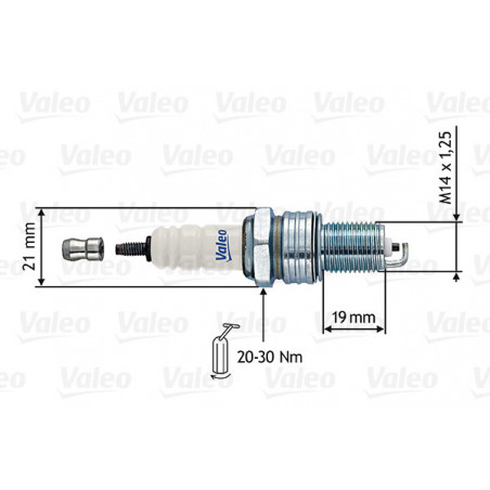 Bougie d'allumage VALEO