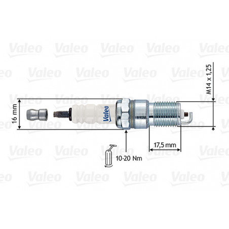 Bougie d'allumage VALEO