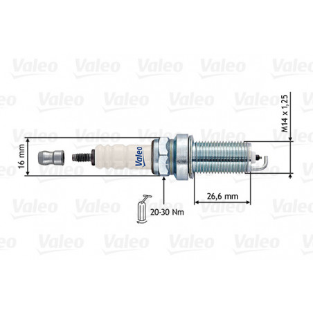 Bougie d'allumage VALEO