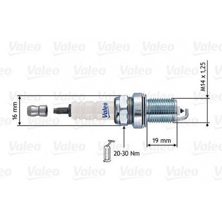 Bougie d'allumage VALEO