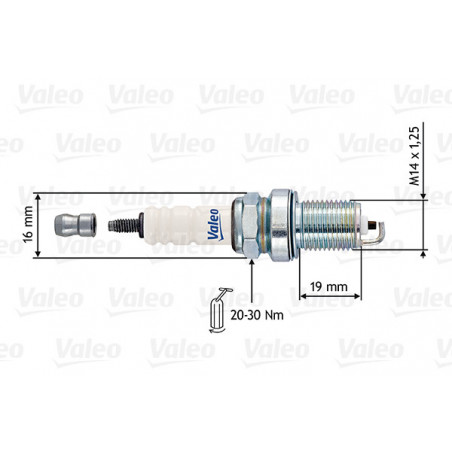 Bougie d'allumage VALEO