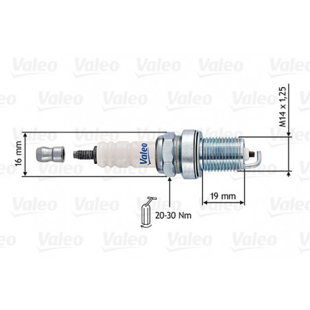 Bougie d'allumage VALEO
