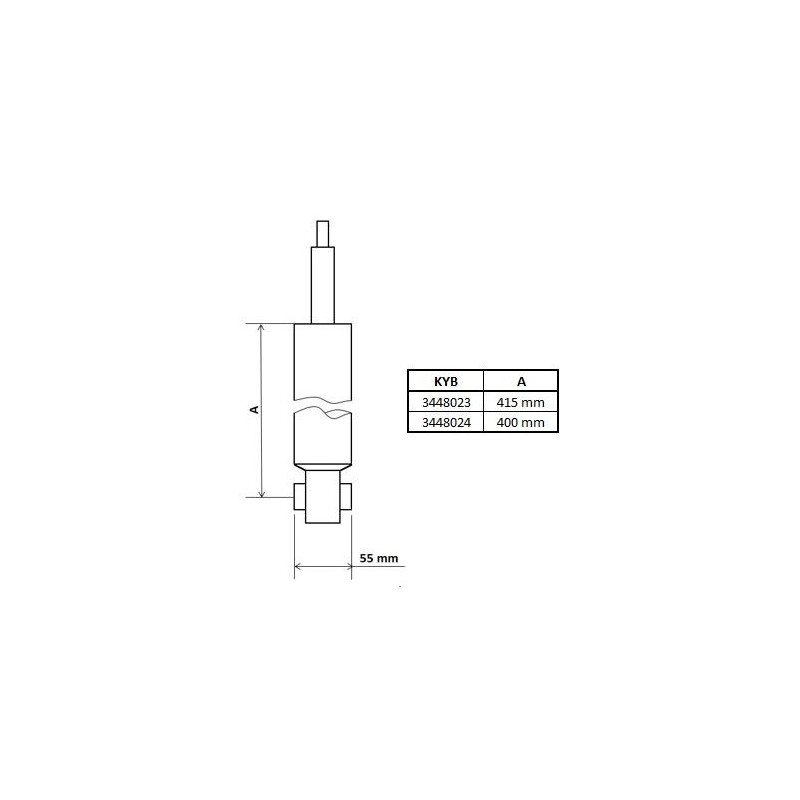Amortisseur (à l'unité) KYB