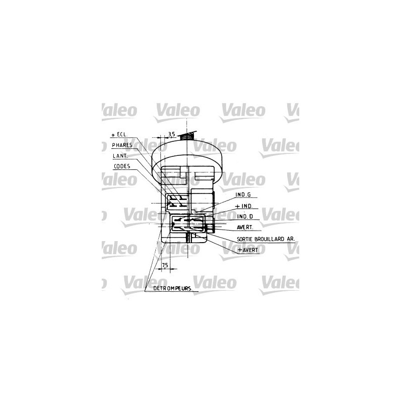 Commutateur de colonne de direction VALEO