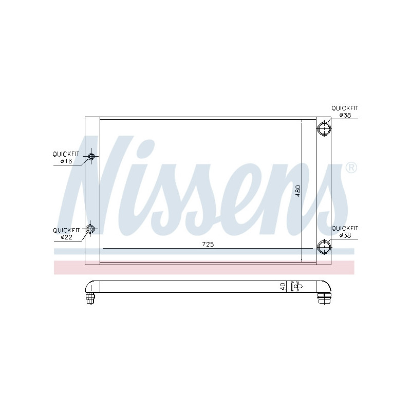 Radiateur NISSENS