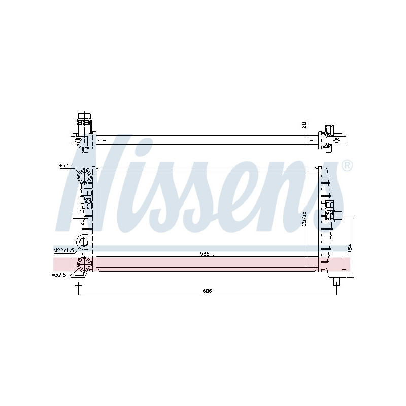 Radiateur NISSENS