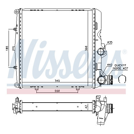 Radiateur NISSENS