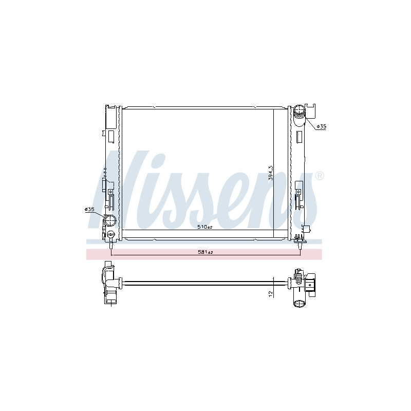 Radiateur NISSENS