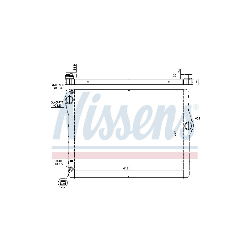 Radiateur NISSENS