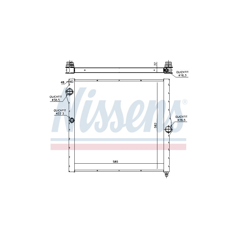 Radiateur NISSENS