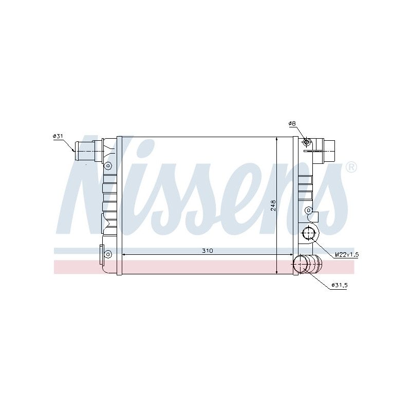 Radiateur NISSENS