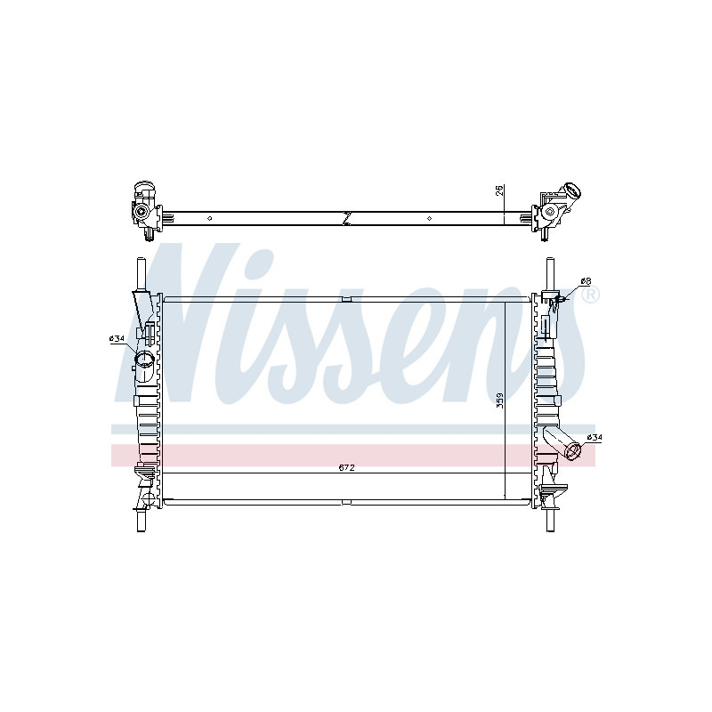 Radiateur NISSENS