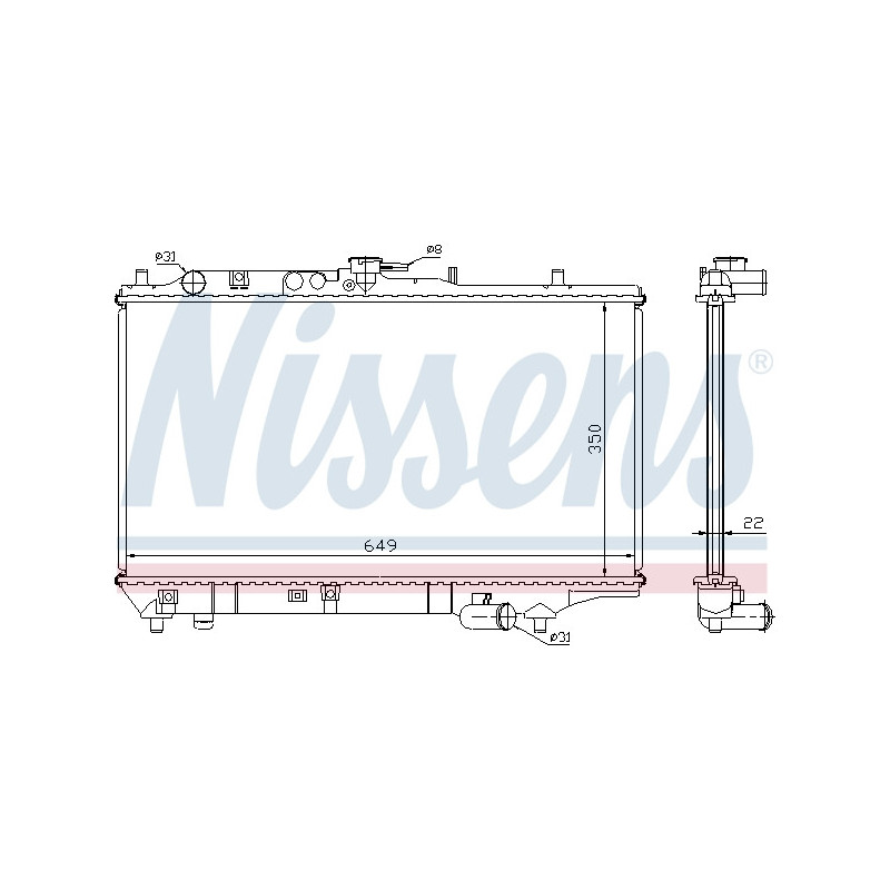 Radiateur NISSENS