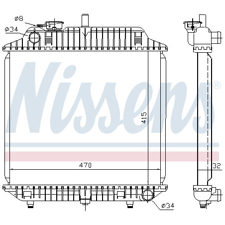 Radiateur NISSENS