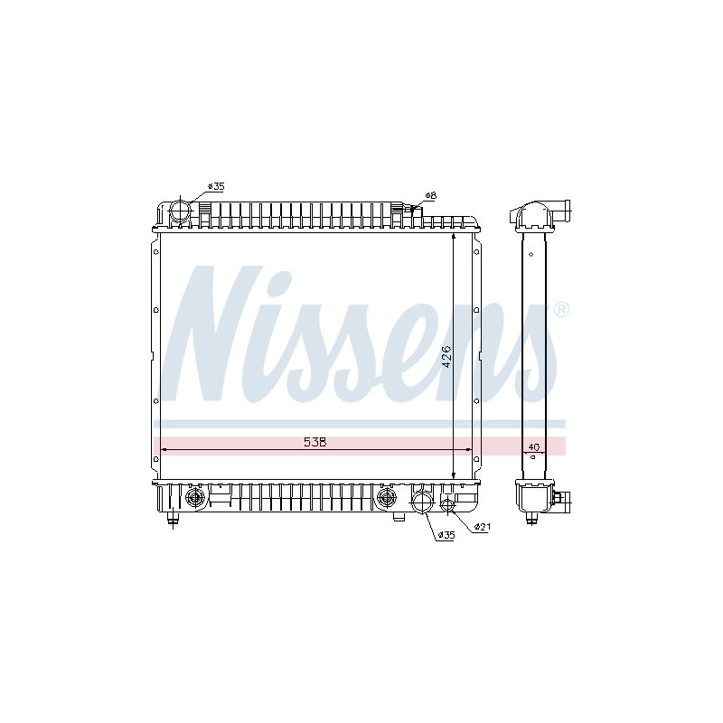 Radiateur NISSENS