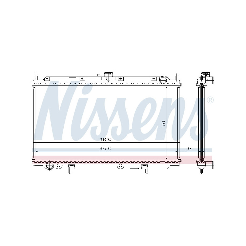 Radiateur NISSENS