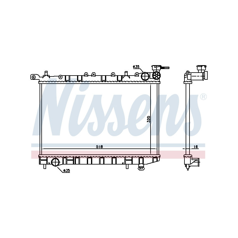 Radiateur NISSENS