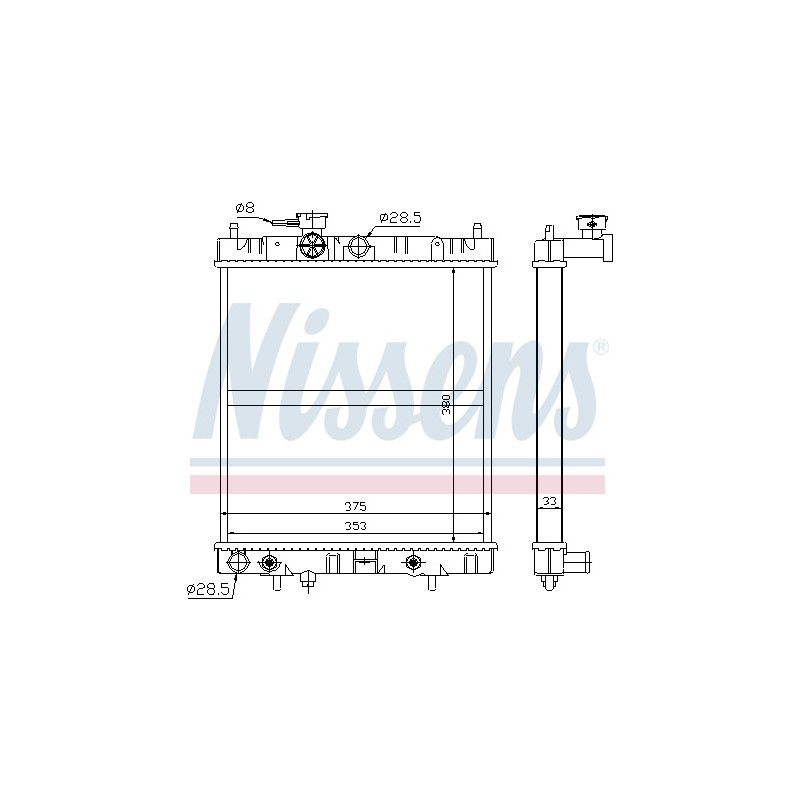 Radiateur NISSENS