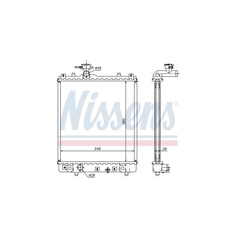 Radiateur NISSENS