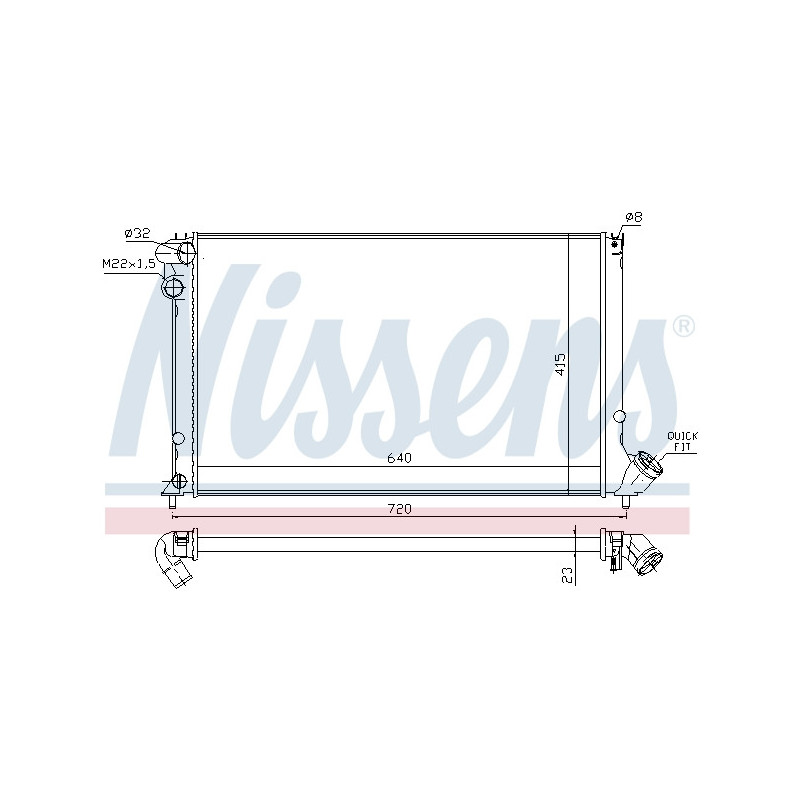 Radiateur NISSENS