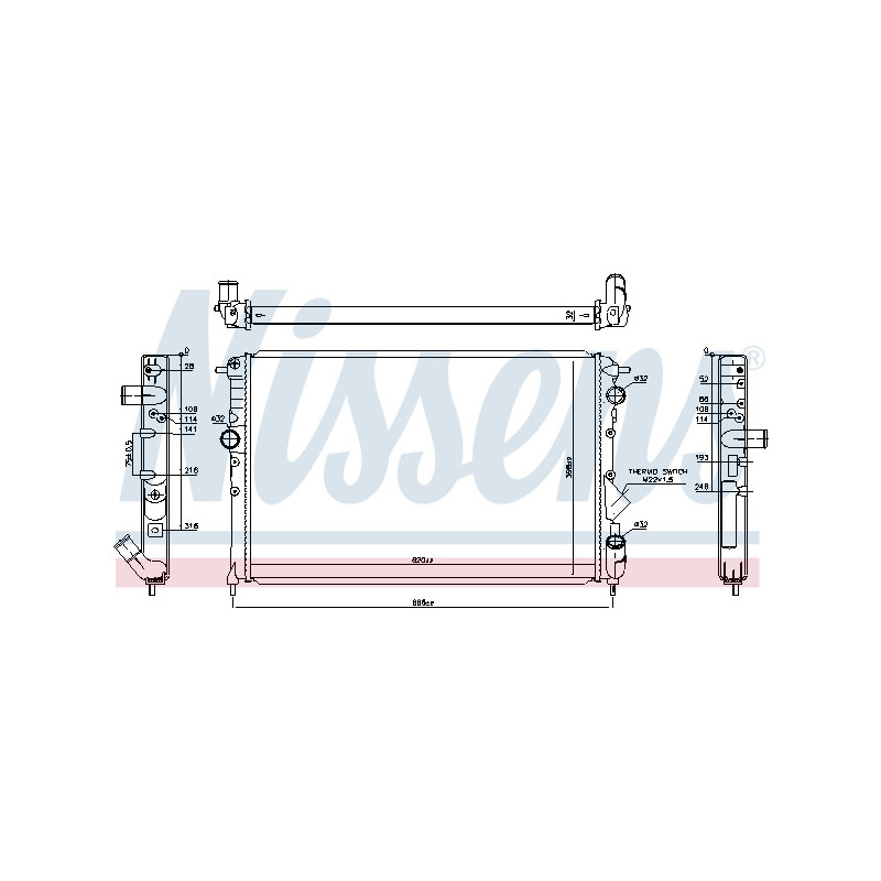 Radiateur NISSENS