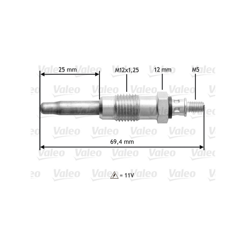 Bougie de préchauffage VALEO