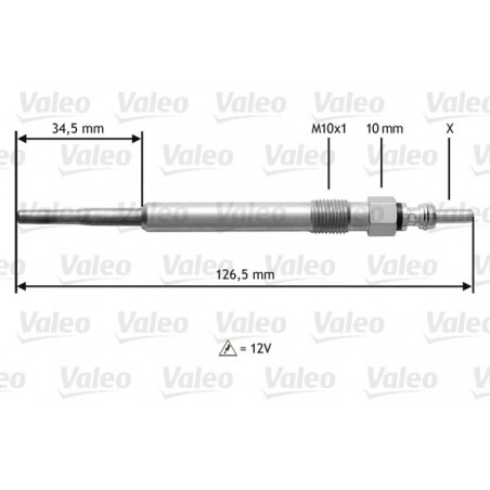 Bougie de préchauffage VALEO