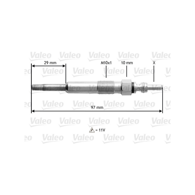 Bougie de préchauffage VALEO