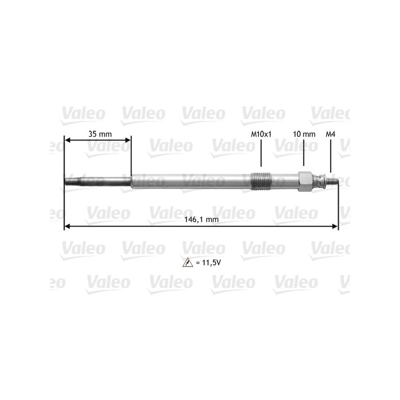 Bougie de préchauffage VALEO