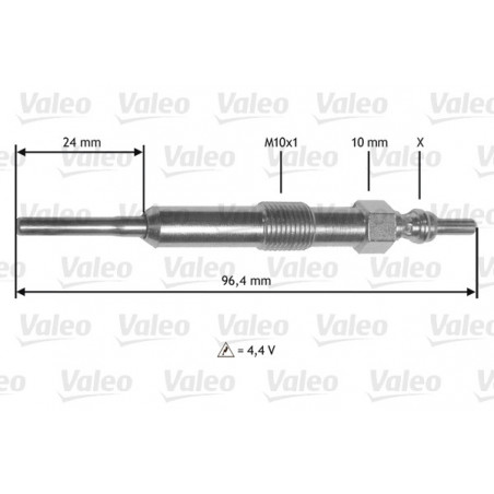 Bougie de préchauffage VALEO